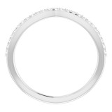 14K White 1/8 CTW Diamond Matching Band photo 2