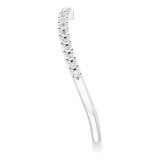 14K White 1/8 CTW Diamond Matching Band photo 4