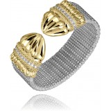 Vahan 14k Gold & Sterling Silver Diamond Bracelet photo