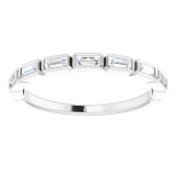 14K White 1/4 CTW Anniversary Band photo 3