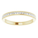 14K Yellow 1/5 CTW Diamond Anniversary Band photo 3