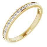 14K Yellow 1/5 CTW Diamond Anniversary Band photo