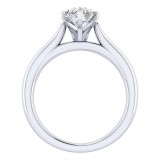 Gabriel & Co 14K White Gold Michelle Solitaire Diamond Engagement Ring photo 2