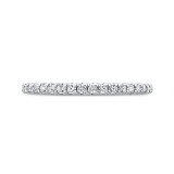 Shah Luxury Round Diamond Half-Eternity Wedding Band In 14K White Gold photo