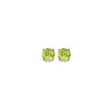 Gems One 14Kt White Gold Peridot (1/2 Ctw) Earring photo