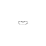 True Romance Platinum 0.50ct Diamond Vintage Style Wedding Band photo