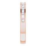 14K Rose 3/8 CTW Diamond Channel-Set Anniversary Band photo 4