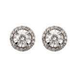 Gems One 14Kt White Gold Diamond (1/3Ctw) Earring photo