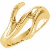 14K Yellow Freeform Remount Ring photo