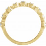 14K Yellow 1/4 CTW Diamond Anniversary Band photo 2