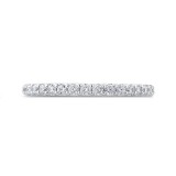 Shah Luxury Round Diamond Half-Eternity Wedding Band In 14K White Gold photo