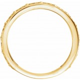 14K Yellow Stackable Ring photo 2