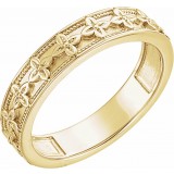 14K Yellow Stackable Ring photo