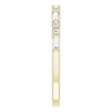 14K Yellow 1/4 CTW Diamond Anniversary Band photo 4