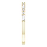 14K Yellow 1/4 CTW Diamond Anniversary Band photo 4