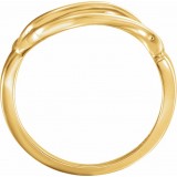 14K Yellow Freeform Remount Ring photo 2