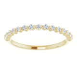 14K Yellow 1/5 CTW Diamond Anniversary Band photo 3