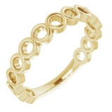 14K Yellow Stackable Ring photo