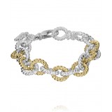 Vahan 14k Gold & Sterling Silver Chain Bracelet photo