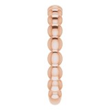 14K Rose Stackable Bead Ring photo 4