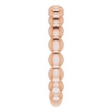 14K Rose Stackable Bead Ring photo 4