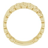 14K Yellow Infinity-Inspired Ring photo 2