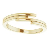 14K Yellow Geometric Ring photo 3