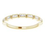 14K Yellow 1/5 CTW Diamond Anniversary Band photo 3