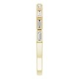 14K Yellow 1/5 CTW Diamond Anniversary Band photo 4