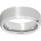 Serinium Beveled Edge Band with Stone Finish and Polished Edges photo