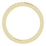 14K Yellow 1/2 CTW Diamond Anniversary Band photo 2