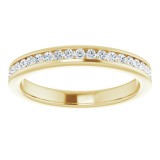 14K Yellow 1/2 CTW Diamond Anniversary Band photo 3