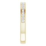 14K Yellow 1/2 CTW Diamond Anniversary Band photo 4
