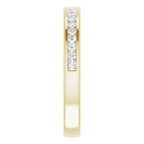 14K Yellow 1/2 CTW Diamond Anniversary Band photo 4