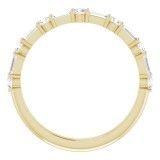 14K Yellow 1/2 CTW Diamond Anniversary Band photo 2