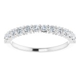 Platinum 3/8 CTW Diamond Anniversary Band photo 3