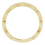 14K Yellow 1/5 CTW Diamond Anniversary Band photo 2