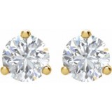 14K Yellow 1 CTW Diamond Stud Earrings photo 2