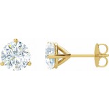 14K Yellow 1 CTW Diamond Stud Earrings photo