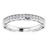 14K White 1/4 CTW Diamond Anniversary Band photo 3