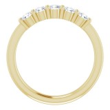 14K Yellow 1/2 CTW Diamond Anniversary Band photo 2