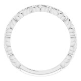 14K White .05 CTW Diamond Anniversary Band photo 2