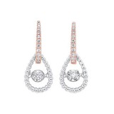 Gems One 10Kt White Rose Gold Diamond (1/4Ctw) Earring photo