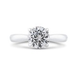 Shah Luxury 14K White Gold Diamond Engagement Ring (Semi-Mount) photo