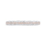 Shah Luxury 14K Two-Tone Diamond Wedding Band photo