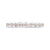 Shah Luxury 14K Two-Tone Diamond Wedding Band photo