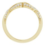 14K Yellow 1/4 CTW Diamond Anniversary Band photo 2