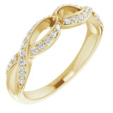 14K Yellow 1/4 CTW Diamond Anniversary Band photo