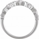 14K White 1/5 CTW Diamond Anniversary Band photo 2