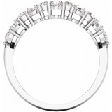 Platinum 1 CTW Diamond Anniversary Band photo 2